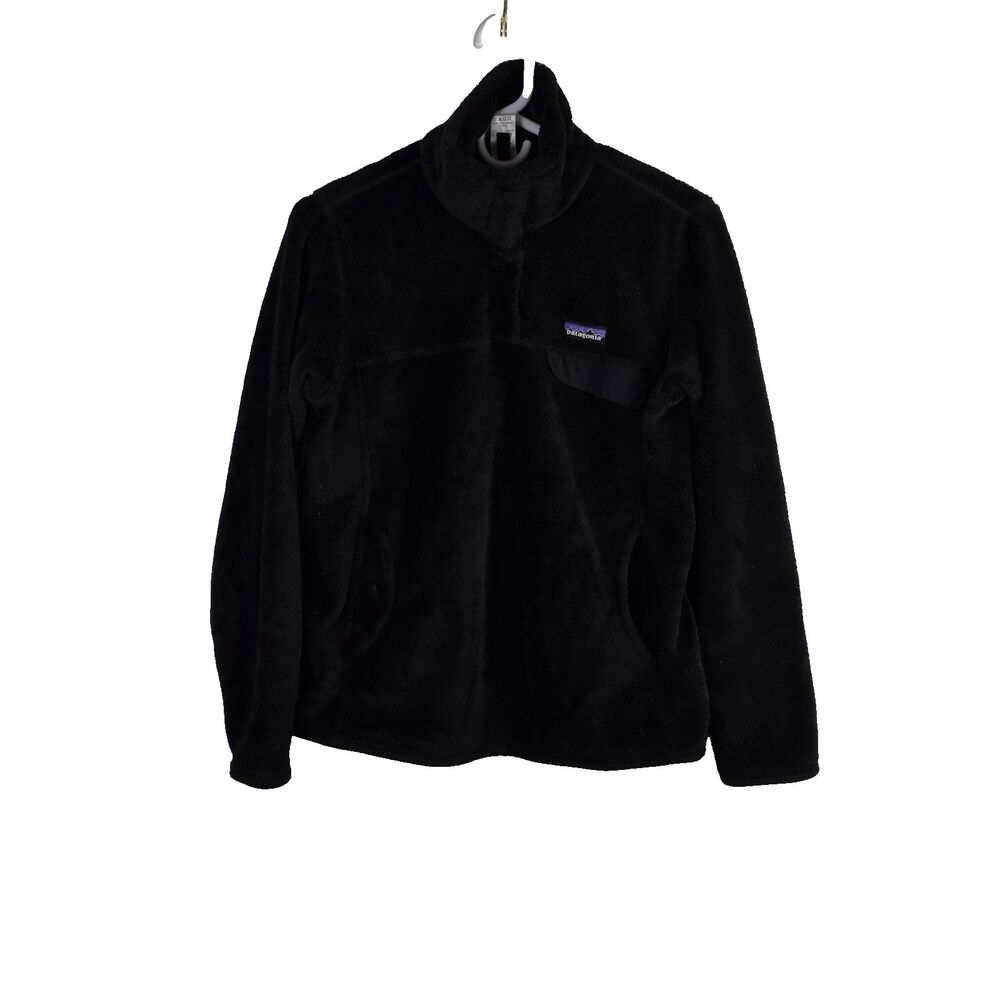 Patagonia Women's Medium Black‎ Fleece Polartec Pullover